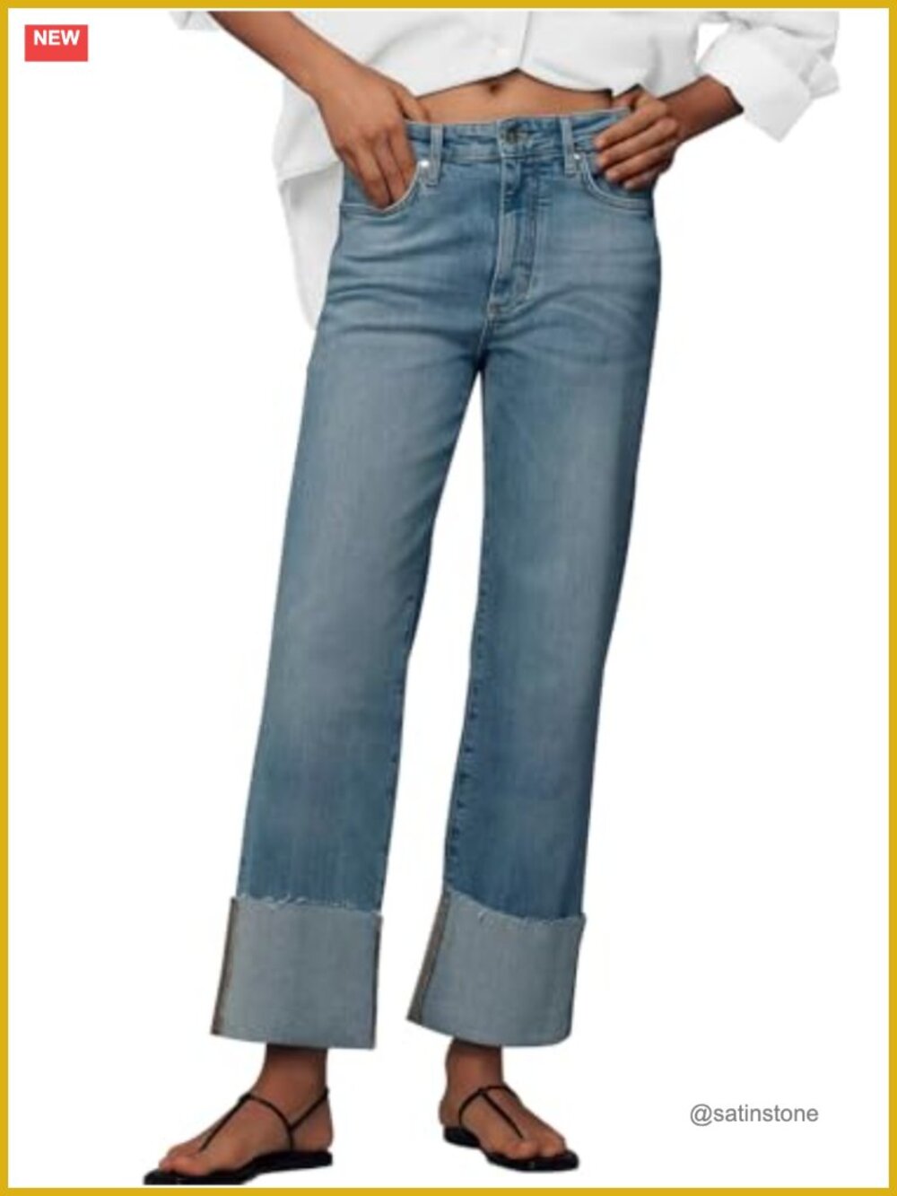 Wide Leg High Waist Stretchy Denim Jeans for Women, Trendy Fall 2026